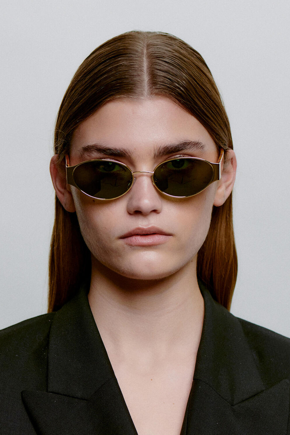 Bella solbrille - Gold Burnt Amber